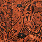 King Classic - Burnt Orange Long Sleeve Jacquard Woven Men's Shirt