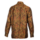 Persian Pickles - Gold Long Sleeve Jacquard Woven Men's Shirt
