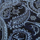 African Paisely - Navy Long Sleeve Jacquard Woven Men's Shirt