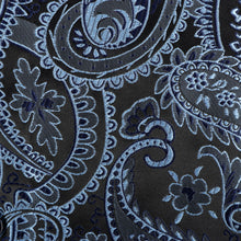 African Paisely - Navy Long Sleeve Jacquard Woven Men's Shirt