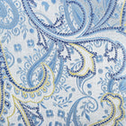 African Paisely - Light Blue Long Sleeve Jacquard Woven Men's Shirt