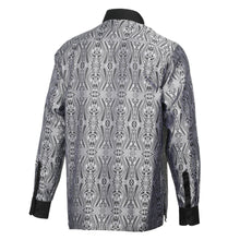 Royal Prince - Black Long Sleeve Jacquard Woven Men's Shirt