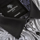 Royal Prince - Black Long Sleeve Jacquard Woven Men's Shirt