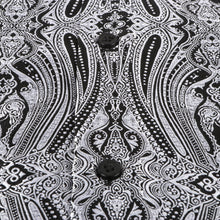 Royal Prince - Black Long Sleeve Jacquard Woven Men's Shirt