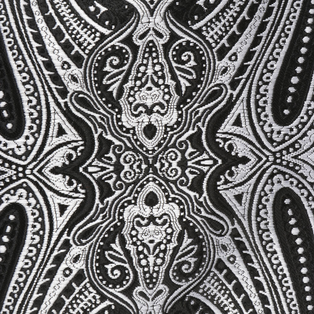 Royal Prince - Black Long Sleeve Jacquard Woven Men's Shirt