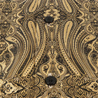 Royal Prince - Gold Black Long Sleeve Jacquard Woven Men's Shirt