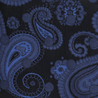 Dotted Paisley - Navy blue Long Sleeve Jacquard Woven Men's Shirt