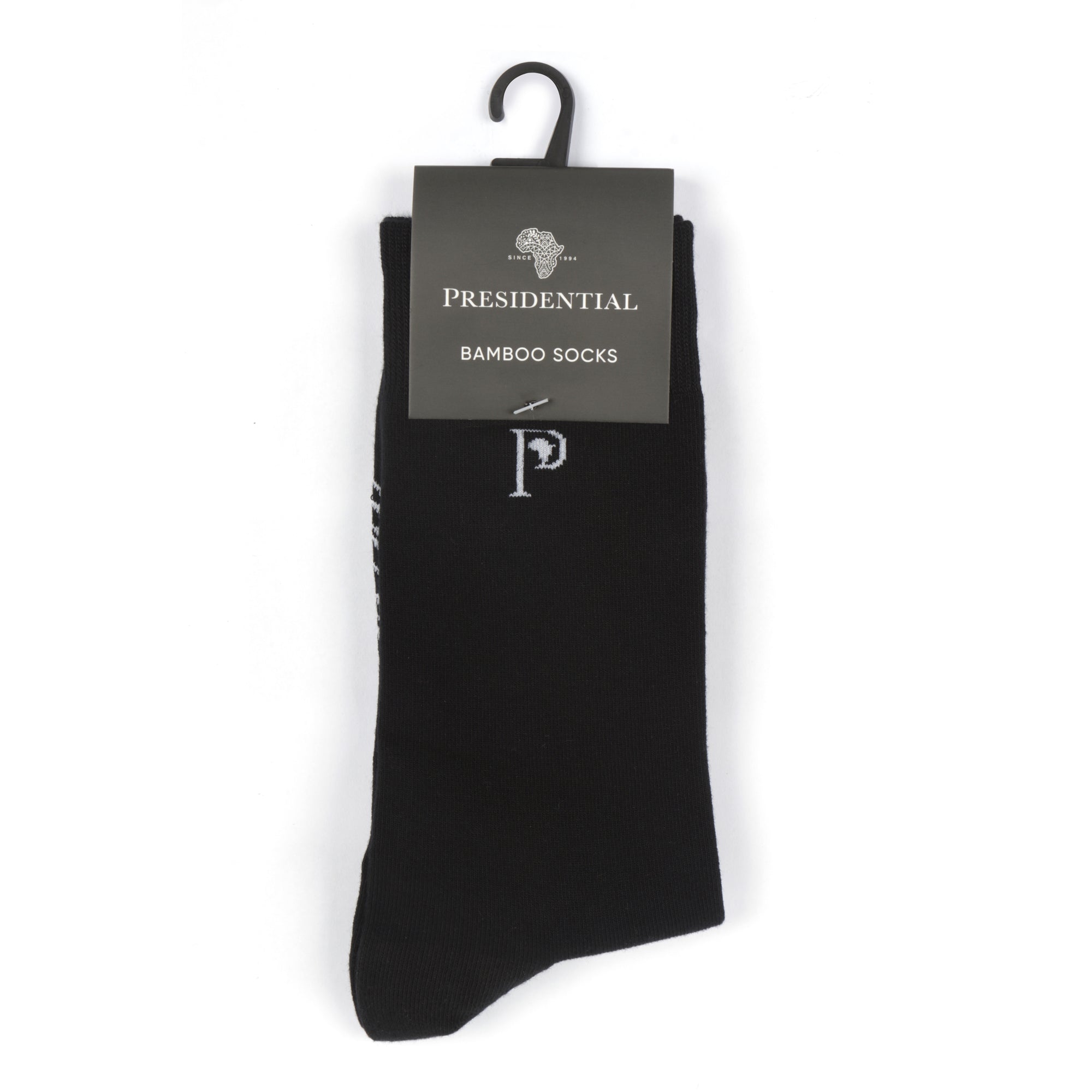 Presidential Men's Bamboo Socks - Black