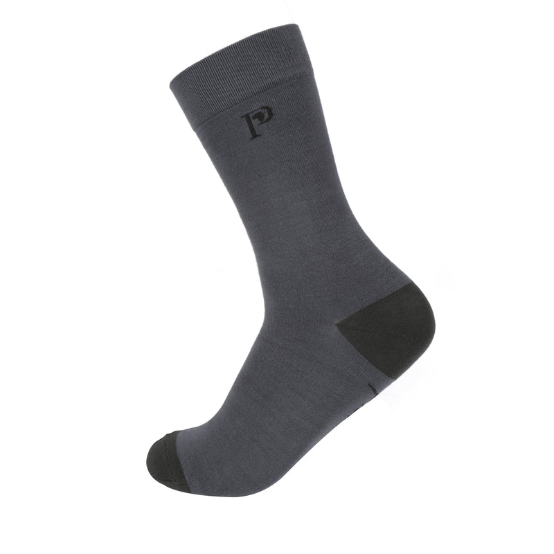 Presidential Men's Bamboo Socks - Charcoal
