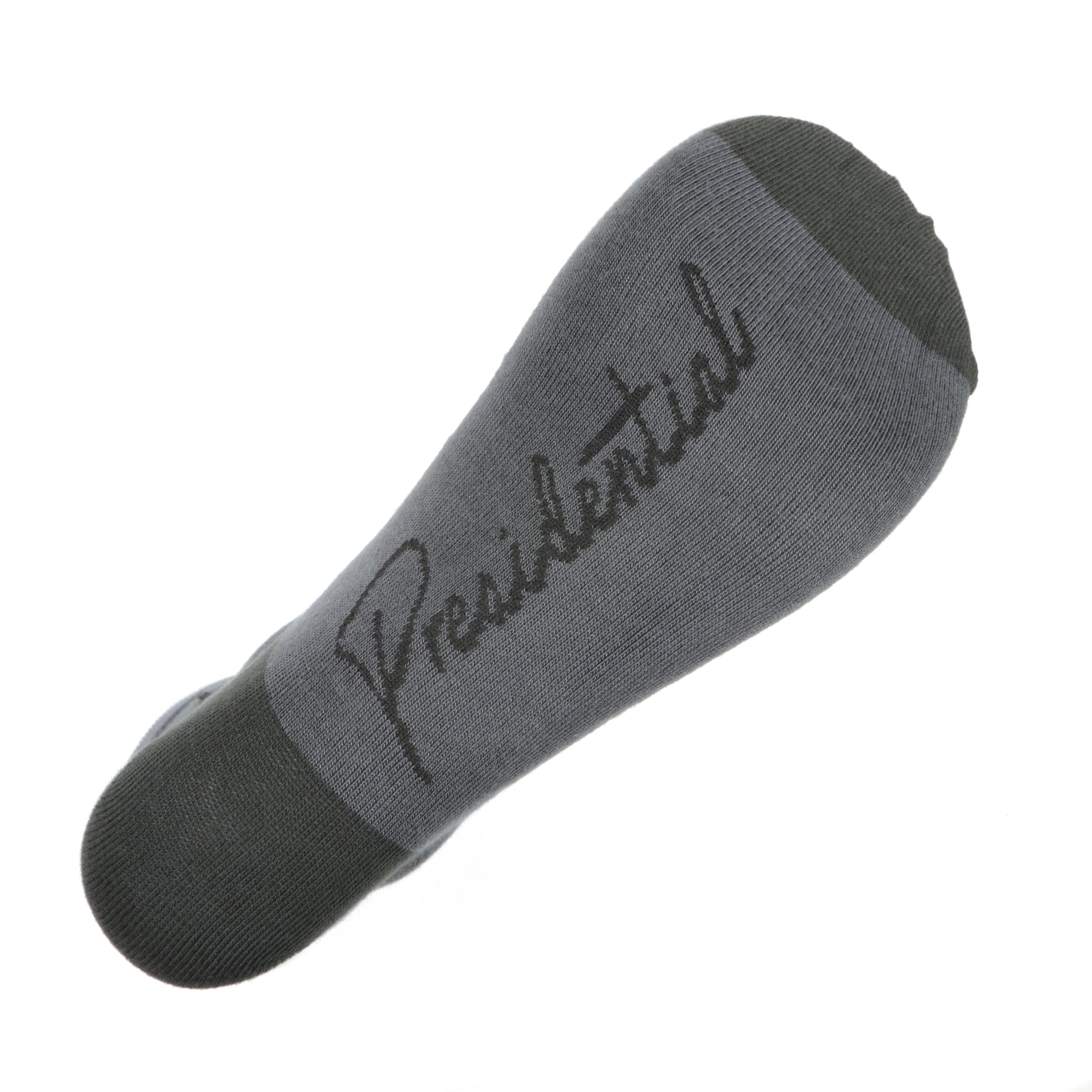 Presidential Men's Bamboo Socks - Charcoal