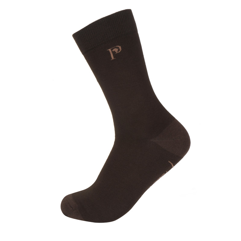 Presidential Men's Bamboo Socks - Chocolate