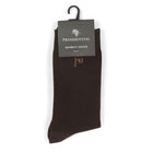 Presidential Men's Bamboo Socks - Chocolate