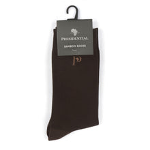Presidential Men's Bamboo Socks - Chocolate