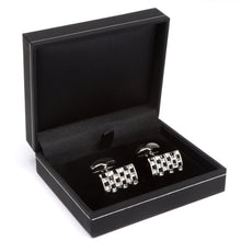 Men's Cufflink Rectangular - Diamante Check