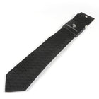 Diagonal-P Woven Silk Tie - Black