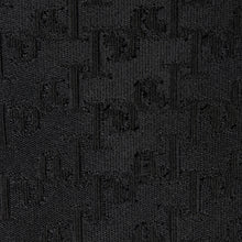 Diagonal-P Woven Silk Tie - Black