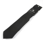 African Repeat Woven Silk Tie - Black