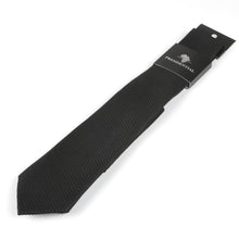 African Repeat Woven Silk Tie - Black