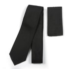 African Repeat Woven Silk Tie - Black