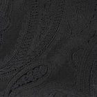 Paisley Woven Silk Tie - Black