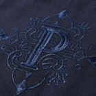Navy Soul – Navy Olive Short Sleeve Linen Cotton Embroidered Men's Shirt