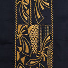 Floral Heaven - Navy Long Sleeve Linen Cotton Embroidered Men's Shirt