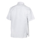 Freedom Madiba - White Short Sleeve Linen Cotton Embroidered Men's Shirt