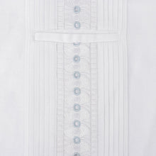 Freedom Madiba - White Short Sleeve Linen Cotton Embroidered Men's Shirt