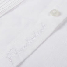 Freedom Madiba - White Short Sleeve Linen Cotton Embroidered Men's Shirt