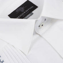 Flavor of Ubuntu - White Short Sleeve Linen Cotton Embroidered Men's Shirt
