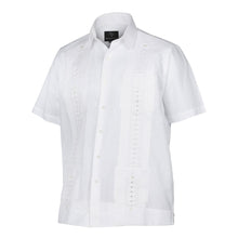 Shirt of the Soul - white Short Sleeve Linen Cotton Embroidered Men's Shirt