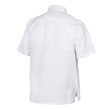 Shirt of the Soul - white Short Sleeve Linen Cotton Embroidered Men's Shirt