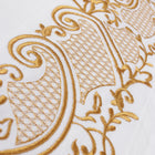 Flora Ivy - White Long Sleeve Linen Cotton Embroidered Men's Shirt