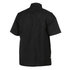 The Liberator – Black Short Sleeve Linen Cotton Embroidered Men's Shirt