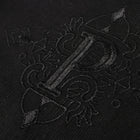 The Liberator – Black Short Sleeve Linen Cotton Embroidered Men's Shirt