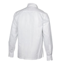 Cuban Luxury - White Long Sleeve Linen Cotton Embroidered Men's Shirt