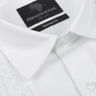 Cuban Luxury - White Long Sleeve Linen Cotton Embroidered Men's Shirt