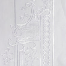 Cuban Luxury - White Long Sleeve Linen Cotton Embroidered Men's Shirt