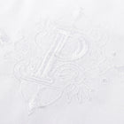 White Flower – White Short Sleeve Linen Cotton Embroidered Men's Shirt