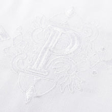 White Flower – White Short Sleeve Linen Cotton Embroidered Men's Shirt