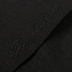 Nobel Stripe - Black Long Sleeve Linen Cotton Embroidered Men's Shirt