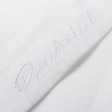 Kings Scepter - White Long Sleeve Linen Cotton Embroidered Men's Shirt
