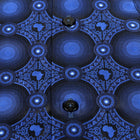 African Circle - Navy Men's Long Sleeve Jaquard Woven Formal Shirt