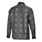 70% Silk Rich Heritage - Black Long Sleeve Men's Shirt