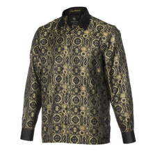 70% Silk Rich Heritage - Gold Long Sleeve Men's Shirt
