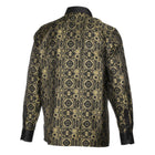 70% Silk Rich Heritage - Gold Long Sleeve Men's Shirt