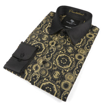 70% Silk Rich Heritage - Gold Long Sleeve Men's Shirt