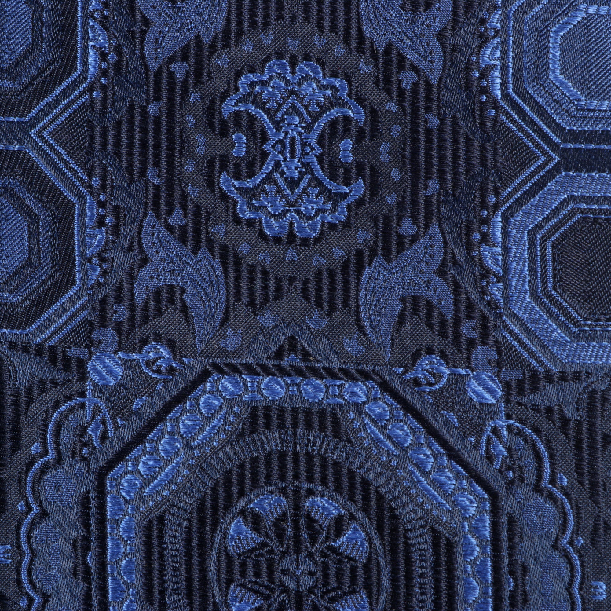 70% Silk Rich Heritage - Royal Blue Long Sleeve Men's Shirt