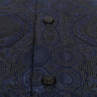 70% Silk Rich Heritage - Navy Long Sleeve Men's Shirt