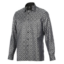 The Queen Gambit-Black Men's Jacquard Satin Luxury Formal Shirt